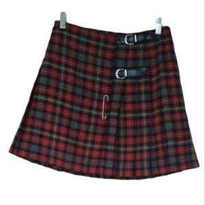 Dalmys Plaid Skirt For Women Size 10